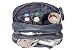 Lassig Multizip Style Diaper Bag includes matching Bottle Holder, Changing Mat and Stroller Hooks and lots of compartments for Changing your baby, Black