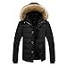 Produktbild Mantel Herren,Herren Im Freien warme Winter Dicke Jacke Plus Fell Kapuze Mantel Jacke,Binggong Herren Mantel