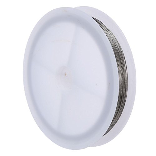 Preisvergleich Produktbild Cikuso Tiger Tail Schmuckdraht Basteldraht-90m / 0.38mm / Silber