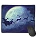 Price comparison product image Mouse Pad Santa in His Sleigh Rectangle Rubber Mousepad 8.66 X 7.09 Inch Gaming Mouse Pad with Black Lock Edge