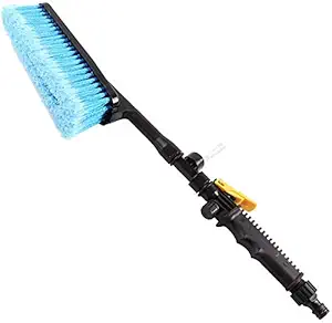 HomeFast Retractable Long Handle Car Wash Brush Water Foam Flow Auto Cleaning Brushes Care Washer Tire Clean Tool