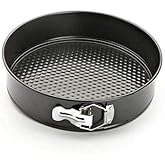 Xacton Cake Mould, Teflon Coated Removable Base, Round Shaped Cake Baking Mould, Non-Stick Cake Tins I Pan I Trays for Microw