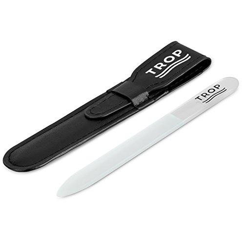 Trop Premium Glasnagelfeile inklusive hochwertigem Etui, für perfekte Nagelpflege Nagelfeile aus Glas / Kristall-Nagelfeile / Maniküre / Pediküre - 4