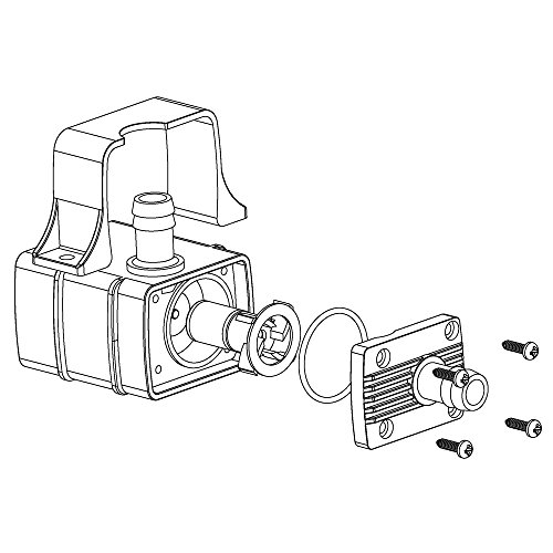 Anself Runde Solar Teichpumpe Bürstenlose Brunnen Wasserpumpe mit 4 Verschiedenen Brunnendüsen - 7