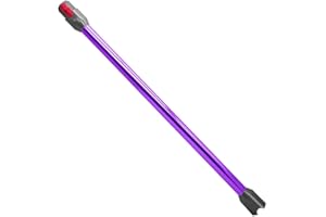 QINU Tube Extension pour Dyson V12,Tube Extension pour Dyson V10 Digital Slim,Tube Extension pour V12 Detect Slim,Handheld Wand Tube Tige Rigide Rallonge Accessoires pour Dyson V12 V10 Slim(Violet)