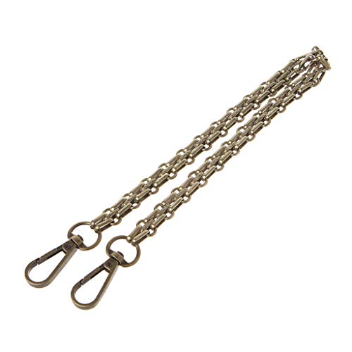 JENOR Metallo Borsetta Tracolla a Catena Borsa a Tracolla o Manico per Fai da Te Bronze