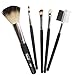 Imported 5pcs Cosmetic Makeup Brushes Set Blush Lip Brow Eyeshadow Brush Black RS.190.00
