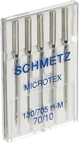 Euro-Notions Microtex Sharp Machine Needles, Multi-Colour, 9.39 x 5.84 x 0.25 cm