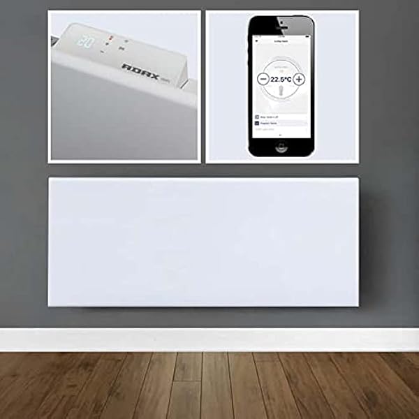 1800W WIFI Ultra Slim Electric Wall Mounted Convector Panel Heater  Radiator,Floor Free Standing,7-Day Timer u0026 Advanced Thermostat,IP24 Rated  Bathroom Safe : Amazon.co.uk: Home u0026 Kitchen