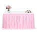 Produktbild FAMIROSA Tischrock, Ruffle Tutu Tischsockel für Bankett, Hochzeit, Geburtstagsfeier, Baby-Dusche und Familienfeiern - Rosa 6 ft