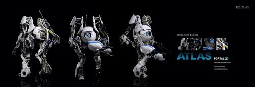 3A x VALVe Portal2 Atlas (1/6 scale ABS & PVC painted figures moving)