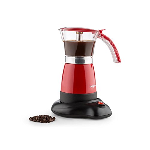 oneConcept Funpresso Espressomaschine Kaffeemaschine (480W Leistung, geeignet für 300 ml-6 Tassen, Zubereitungszeit: 2 Minuten, geringer Stromverbrauch) rot oneConcept Funpresso Espressomaschine Kaffeemaschine (480W Leistung, geeignet für 300 ml-6 Tassen, Zubereitungszeit: 2 Minuten, geringer Stromverbrauch) rot Bilder