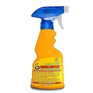 Home-Secure Snake Shield Natural Snake Repellent Spray | Snake Repellent |Non Toxic Natural Snake Repellent | Snake Repellent for Outdoors Garden Indoor | Snake Repellent Spray | (280 ML, Pack Of 1)