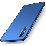 ORNARTO P20 Pro Hülle für Huawei P20 Pro, Ultra Dünn Schlank Stoßfest, Anti-Scratch FeinMatt Einfach Handyhülle Abdeckung Stoßstange Hardcase für Huawei P20 Pro(2018) 6.1' Blau