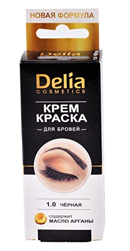 Delia Cosmetics Crema Negro 1.0 Color para cejas y pestañas 15 ml Color Resistencia hasta 14 días Mejor precio Envío rápido.
