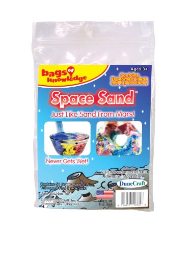 DuneCraft Space Sand Science Kit, Red, Yellow, Blue