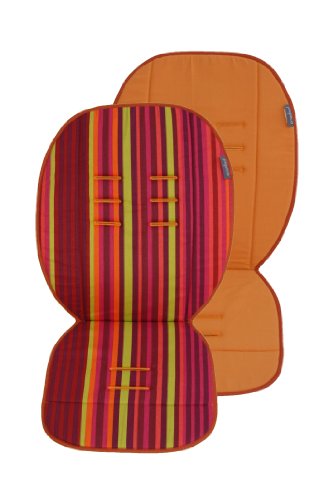 Poplico Reversible Seat Liners for All Buggies (Pumpkin/ Orange)