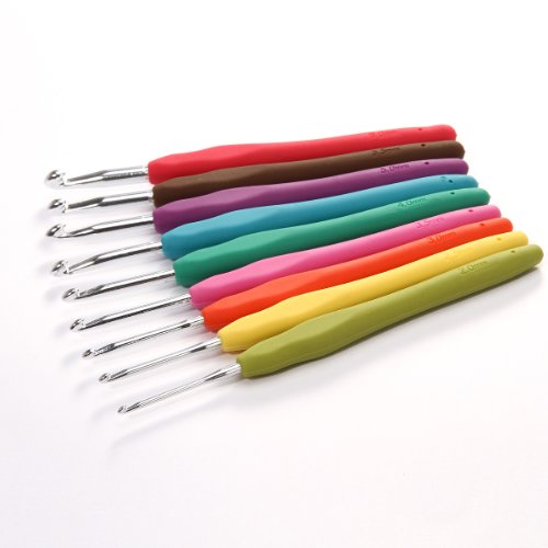*Versand aus Deutschland* 9 tlg Bunt Häkelnadel Stricknadeln Set Stärke 2.0MM/2.5MM/3.0MM/3.5MM/4.0MM/4.5MM./5.0MM/5.5MM/6.0MM Basteln DIY NEU