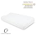 Produktbild Cr Nackenstützkissen aus Viscoschaum, Größe 64x34x11/8cm, Hergestellt in Europa, Orthopädische & Ergonomisch Kopfkissen, mit Gesteppt Abnehmbarem Hypoallergenes Bezug