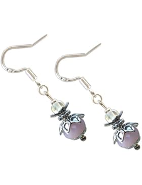 Katharina Fairytale Ohrringe Wunsch der Lichtfee rosa Perlen Ohrhaken aus 925er Sterling Silber