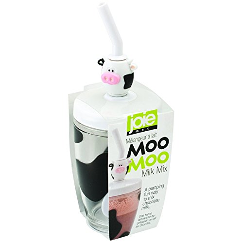 Muh-Muh-Mixbecher, mit Strohhalm, in Kuh-Design, für Kinder, 250 ml - 2