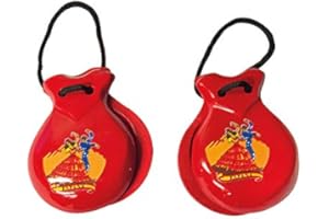 PARTY DISCOUNT NEU Kastagnetten Espana, 1 Paar, rot