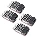 Price comparison product image 4pcs 1s-8s Lipo Battery Tester, RC Lipo Battery Low Voltage Alarm Buzzer Indicator Checker with LED for Lipo, Li-ion, LiMn, Li-Fe Battery