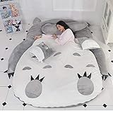 Totoro Tatami Lit De Couchage Double Adulte Et Enfants Pouf Canapé-Lit Doux Chaud De Bande Dessinée De Bande Dessinée Totoro Tatami Sac De Couchage Matelas (Color : 150x200CM For Adult)