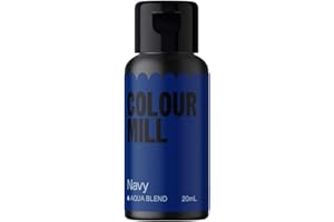‎COLOUR MILL Colour Mill Aqua Blend Food Colouring Navy: Flüssige Lebensmittelfarbe auf Wasserbasis - 20 ml