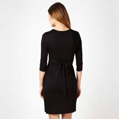 Red Herring Maternity Black Jersey Tie Back Maternity Dress | Desertcart  Brunei