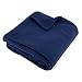 Produktbild Fleecedecke, 180 x 220 cm Teddy, Marineblau – 100% Polyester 350 g/m2, Vertrag schwer entflammbar