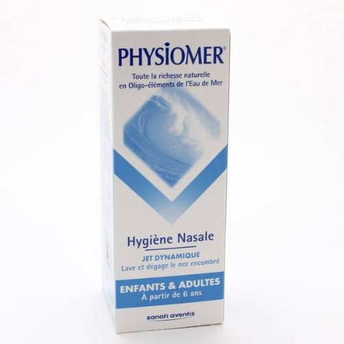 Physiomer-Spray de agua de mar Nasal niños y adultos Physiomer Jet dinámico, a partir de 6 años, 115 ml