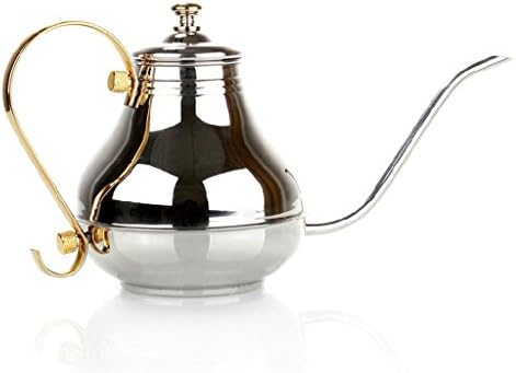 LJ Home Use Stainless Steel 1.2L Thin Mouth Long Mouth Coffee Pot
