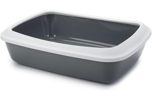 Nobby kuweta dla kota z obręczą, 50 cm, biała/zimna szara