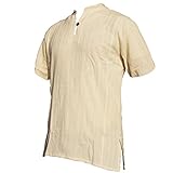  Fisherman Shirt Ben,beige, XL, Shortsleeve
