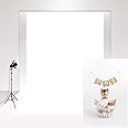 Kate Photography Backdrop Chroma key White 2x3m Magazine shooting Collapsible Background Photo studio Wedding Photograpic Backdrop Skin-friendly for Newborn Baby Pure White Chroma Key Photo Booth