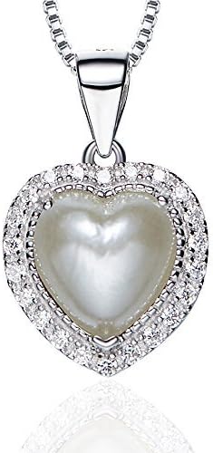 Birthstone Necklace, SILYHEART Love Heart Pendant Necklace Made With Swarovski Crystals, Fashion Birthstone Jewelry for Women