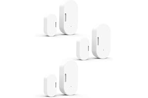 MOES ZigBee Door/Window Sensor with Light Detection (0-3000Lux) - Requires MOES ZigBee Hub, Mobile Status Monitoring, Historical Records, Low Battery Alerts, Tuya Smart Automation - 3 Pack