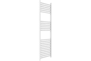 Scaldasalviette bagno bianco Opera Ercos cm 120x40 - interasse 35