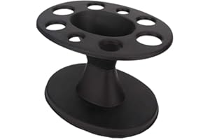 Ginobili 1 Piece Hair Brush Holder Black Plastic Display Rack Hair Styling Brush Stand Hairdressing Tool Shelf Accessories