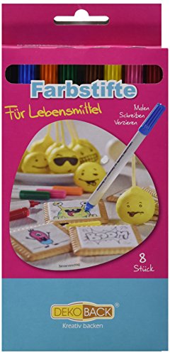Preisvergleich Produktbild Dekoback Farbstifte Set 8-teilig, 16 g