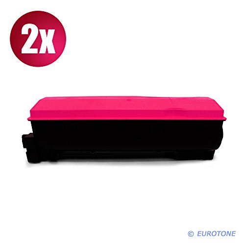 Eurotone High Quality Toner Cartridges für Kyocera Mita FS-C5100 DN ersetzten 2x TK 540 BK, 2x TK 540 C, 2x TK 540 Y, 2x TK 540 M Patronen im er Spar Set – kompatible Premium Kit Alternative – non oem - 5
