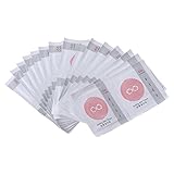 Especificaciones: Material: microfibra. Tipo: tejido desechable/mojado. Color blanco. Talla: única. Longitud: 9,8 cm. Anchura: 6,1 cm. Cantidad: 30 unidades.