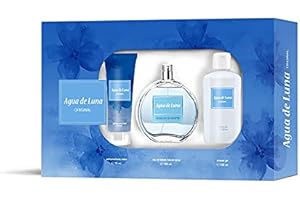 AGUA DE LUNA Classic Estuche Regalo para Mujer EdT 100 ml + Body Lotion 75 ml + Gel Baño 100 ml