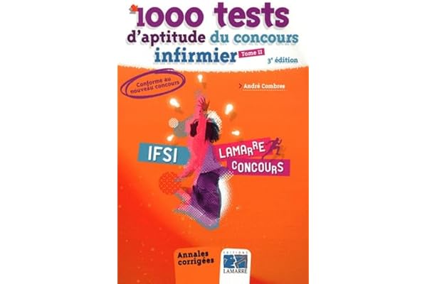1000 tests d'aptitude du concours infirmier: Tome 2