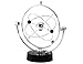 Milky Way Celestial Bodies Kinetic Motion Orbital Desk Toy (Silver)