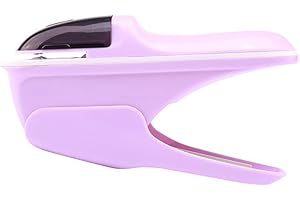 SEIWEI Cucitrice senza graffette, Mini libro carino manuale cucitrici macchina per opuscoli libretti, giornali, volantini, listini prezzi