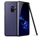 Produktbild YT MARQUEEN Samsung Galaxy S9 Hülle Hardcase Handyhülle Backcover Slim Schale Handytasche Schutz-Hülle Rückseite Matt Hybrid Hart Schutzhülle Rückseite - Blau