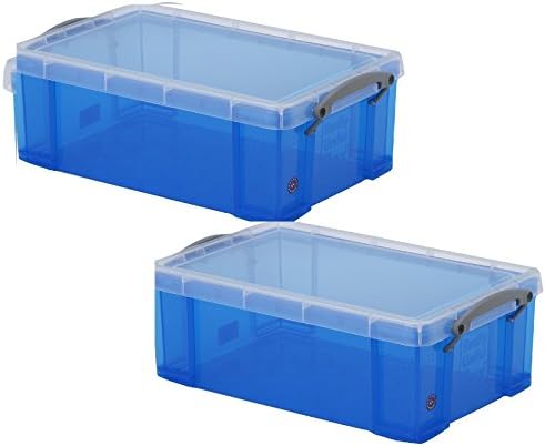 Really Useful Storage Box 9 Litre Pack of 2 - Color: Blue