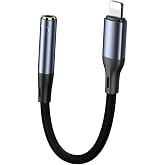 Lightning to 3.5mm AUX Ses D&ouml;n&uuml;şt&uuml;r&uuml;c&uuml; Adapt&ouml;r Kablosu, iPhone ve iPad ile Uyumlu